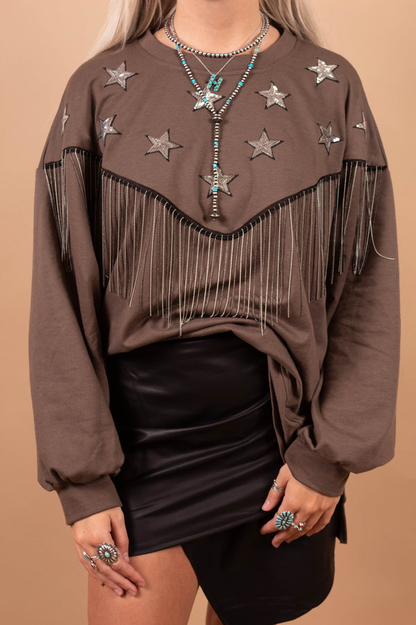Dusty Olive Rodeo Girl Top
