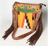 Mississippi Girl Tooled Leather Purse