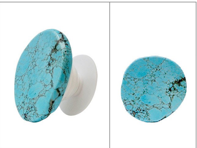 Turquoise Slab Phone Grip and Stand (2 Color Options)