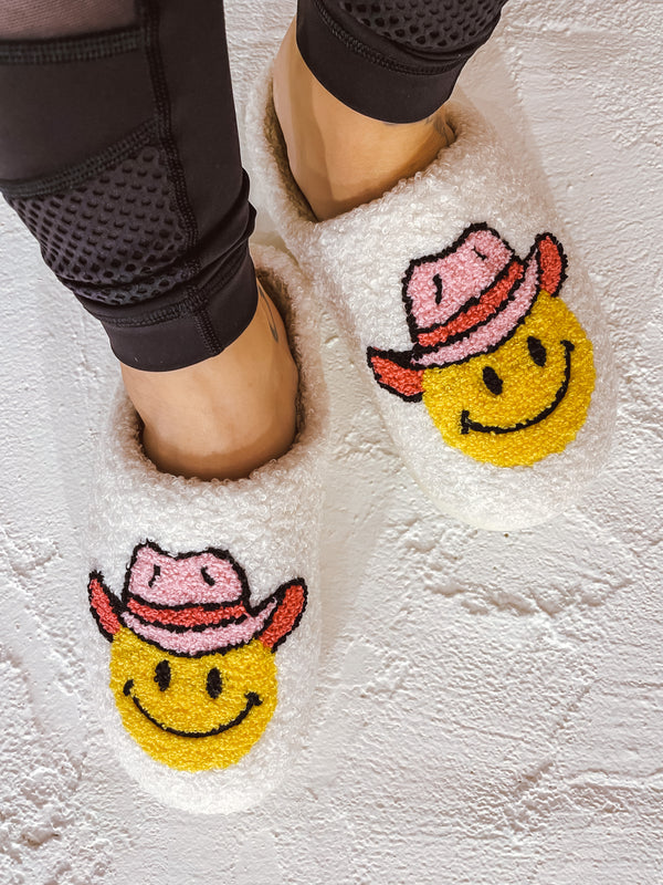 Happy Cowgirl Slippers