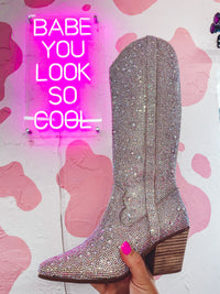 Nashville Dreamin Rhinestone Tall Boots