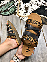 Wrapped In Leopard Sandals